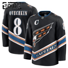 Maillot de Hockey Washington Capitals Fanatics Premium Alexander Ovechkin 2024-25 Noir Troisième - Enfant